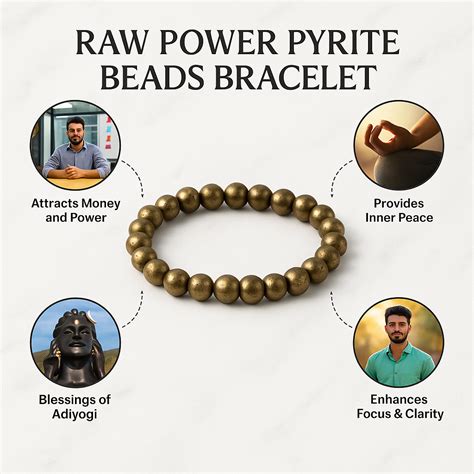 RAW POWER PYRITE BEADS BRACELET – Astro Anil