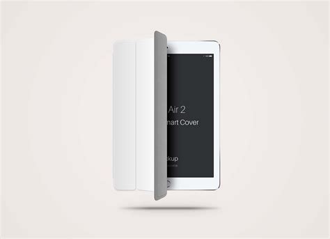 Free iPad Air with Cover Mockup (PSD)