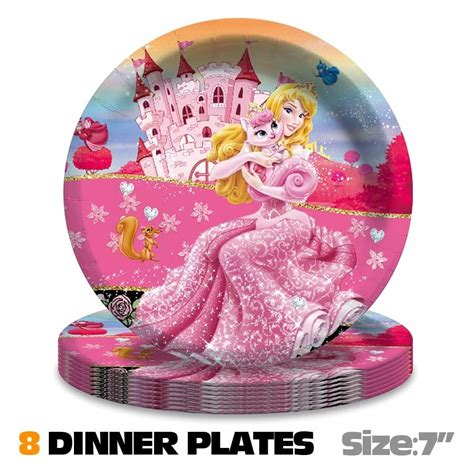TOCTUS Princess Aurora Party Supplies Plates Sleeping India | Ubuy
