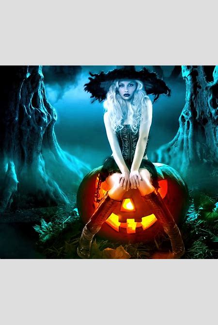 Erotic Nude Halloween Wallpaper
