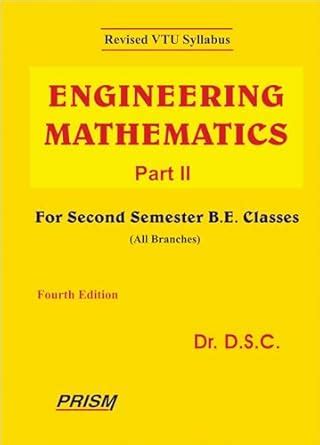 Engineering Mathematics Part II 5E : DR. D.S.C: Amazon.in: Books