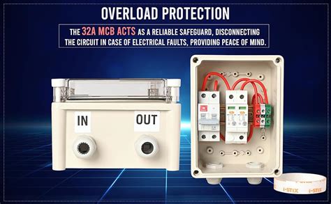 CS Clare Solar ACDB 1 Phase with Type 2 SPD & 32A MCB - Electrical ...