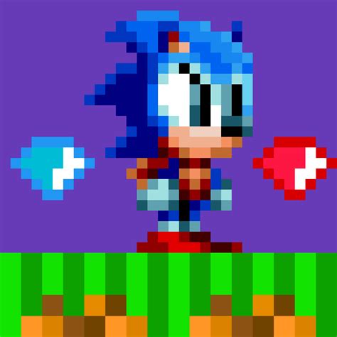 Spreadsheet Pixel Art Sonic at Alejandro Harden blog