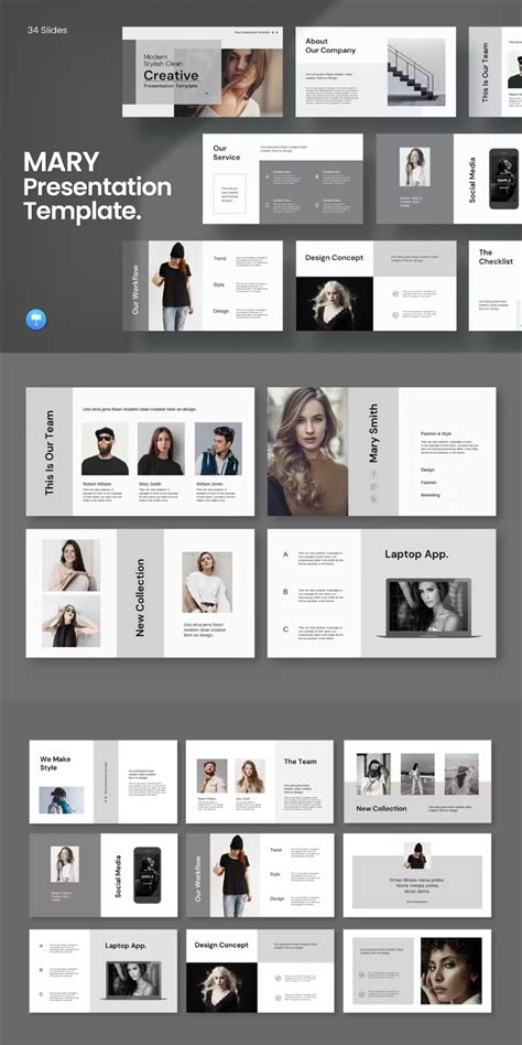20+ Portrait Keynote Template Key