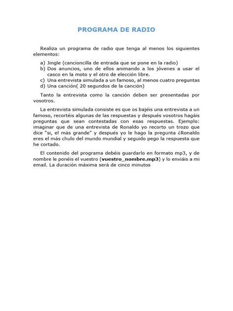 Image result for Programa De Radio