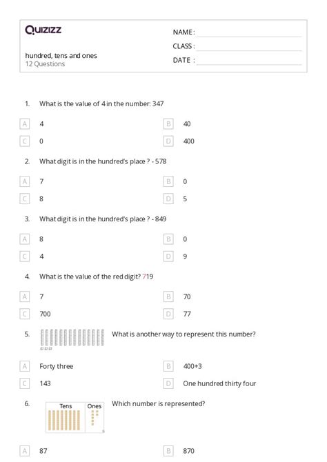 50+ Hundreds Charts worksheets for Kindergarten on Quizizz | Free ...
