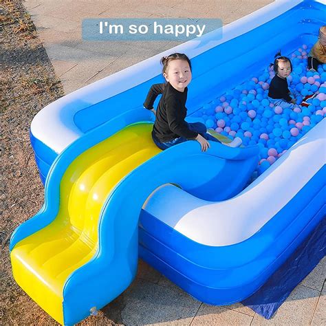 DFYR Inflatable Water Slide for Kids Inflatable Swimming Pool Water ...