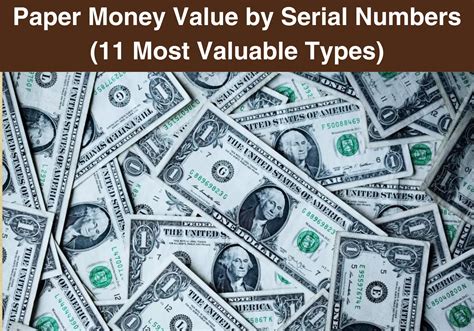 Serial Numbers Paper Money 的图像结果