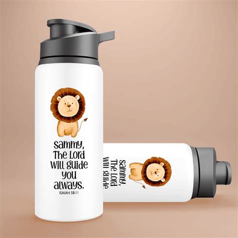 The Lord Will Guide You Always' Isaiah 58:11 Kids Aluminum Sipper ...