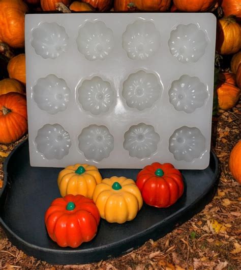 Pumpkin Silicone Mold: Fall Decor and Halloween - Van Yulay Silicone ...