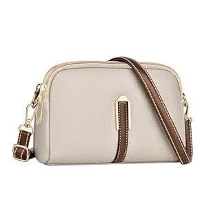 ADISA Women's Girls Grains Cross Body Sling Messenger Bag (Sl8141-Bei ...