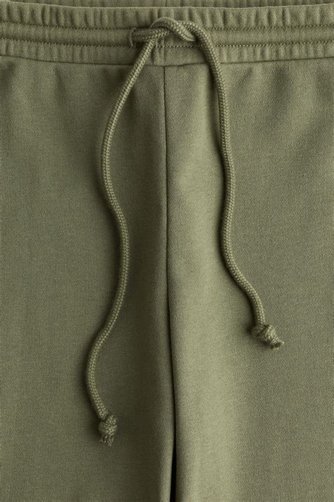 Women's Khaki green Flared joggers | H&M IN