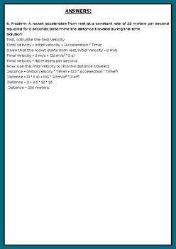 Acceleration Velocity Problems 的图像结果