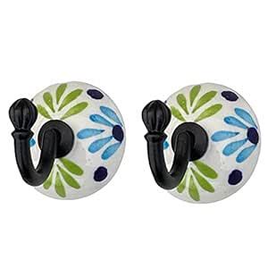 Maison Belle Ceramic Metal Wall Hook/Single Hook Hanger - Black Hand ...