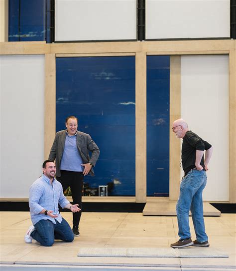 Lucas Meachem, Freddie De Tommaso and Daniel Dooner in rehearsal for ...