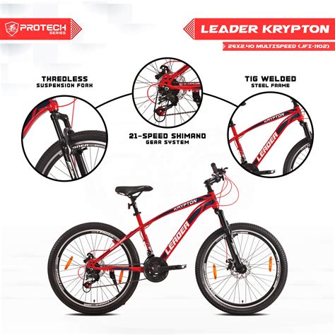 Buy Krypton 26T 21 Speed Cycle For Men Online Leader Bicycles