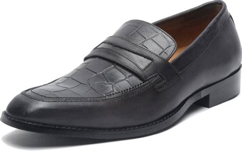 LOUIS STITCH Men's Grey Premium Italian Leather Loafer Moccasin for Men ...