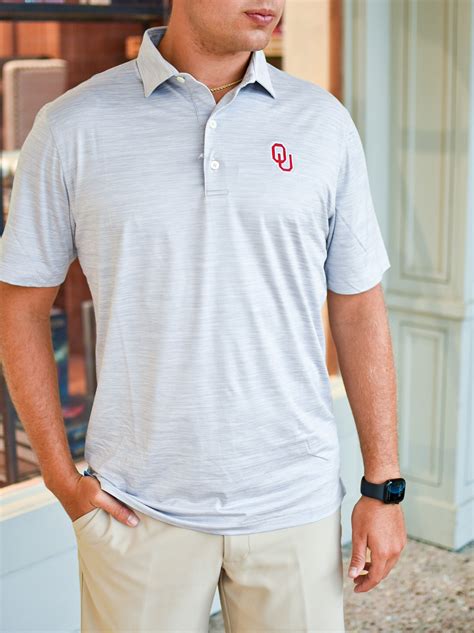 JOHNNIE-O OU Huron Polo in Seal – Cayman's