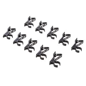 arythe 10 Pack Metal Clip, 12mm/0.47inch Dia Lapel/Lavalier Microphone ...