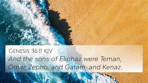 Genesis 36:11 Bible Cross References