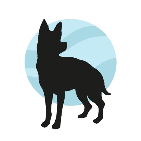 Bucovina shepherd dog silhouette Vectors - Download Free High-Quality ...