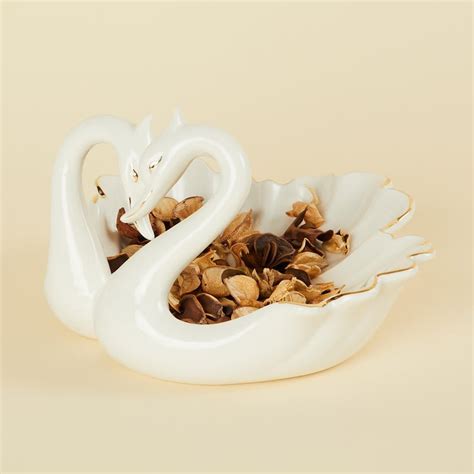 Buy Brighton Ceramic Swan Figurine from Home Centre at just INR 1999.0