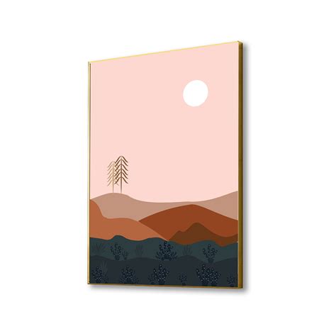 Golden Hour Dreamscape Wall Painting – Nestroots