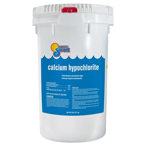 Calcium Hypochlorite: Winter Pool Shock