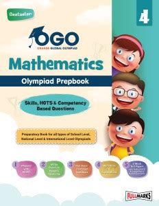 Full Marks OGO Maths Olympiad Class 4 Prepbook / Guide with Competency ...