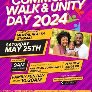 Community Unity Day 2024 : Walking for Mental Health Awareness, 7578 ...