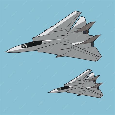Premium Vector | F14 tomcat jet fighter flying manuver vector design