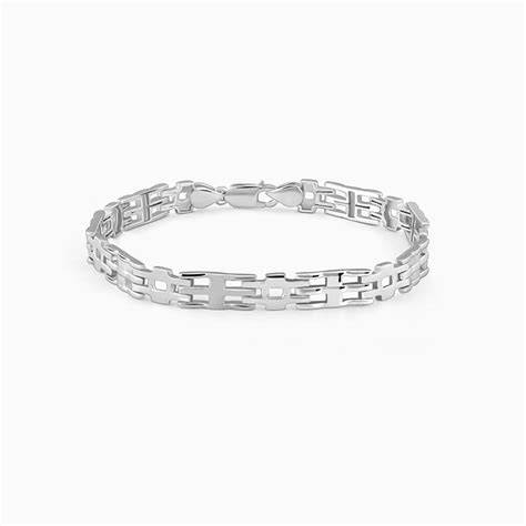 Buy Silver Bracelet for Men | Men's Jewellery Online at Best Price ...