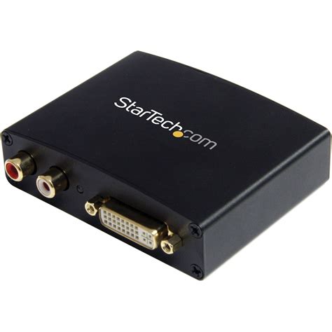 StarTech DVI to HDMI Video Converter with Audio (Black)