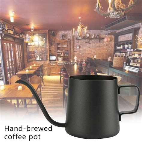 Buy Long Narrow Spout Coffee Pot Gooseneck Kettle Tea Pot, 250ml Small ...