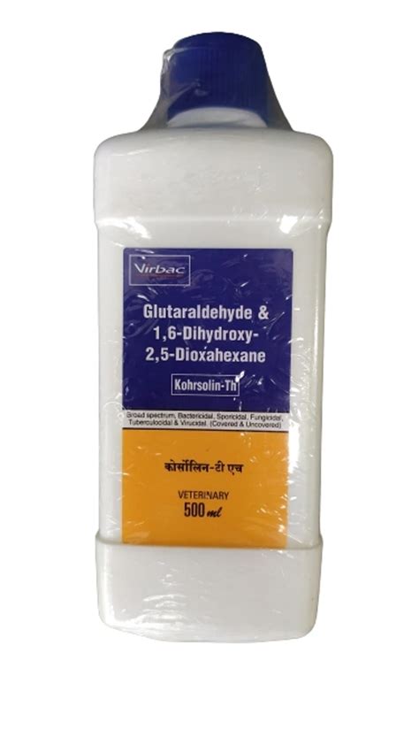 Kohrsolin Th - Glutaraldehyde 1, 6-Dihydroxy-2, 5-Dioxhexane By Virbac