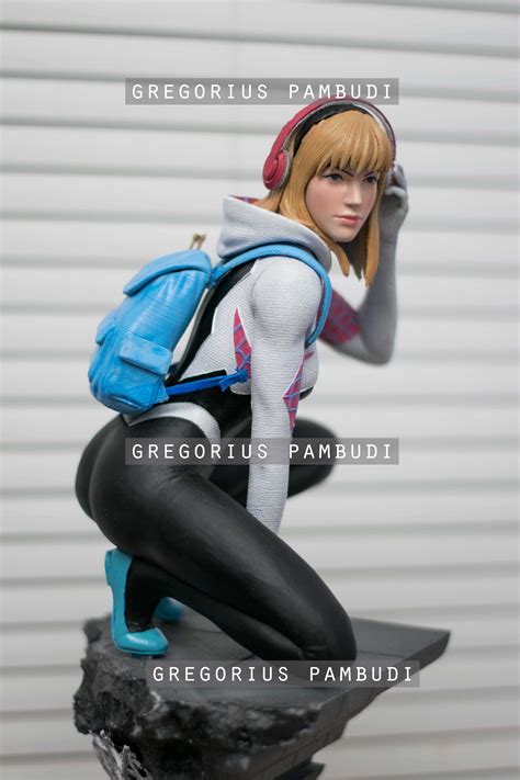Spider-Gwen Fan Art Statue 3d Printable 3D model 3D printable | CGTrader