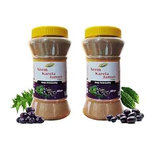 Buy EKJOT HERBALS Neem Karela Jamun Powder- For Maintaining Blood Sugar ...