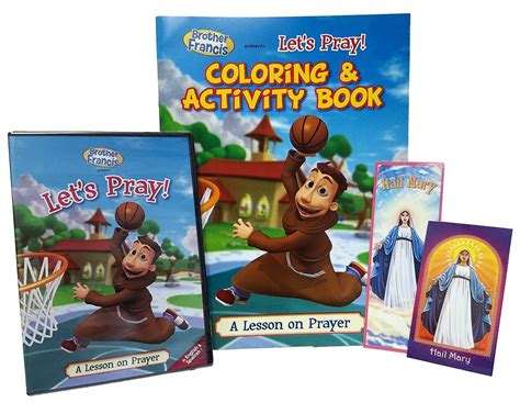 Buy Brother Francis Lets Prayer DVD & Coloring Book with free Hail Mary ...