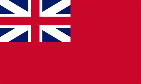 British Red Ensign | British Flag of the Revolutionary War ...