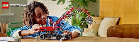 LEGO Technic Material H&ler 42144 Crane Model Building Kit (835 Pcs ...