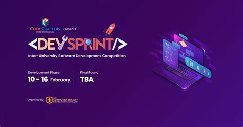 CodeCrafters Presents DevSprint 2024: Inter-University Software ...
