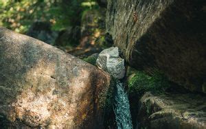 Wallpaper waterfall, spray, rocks, course hd, picture, image