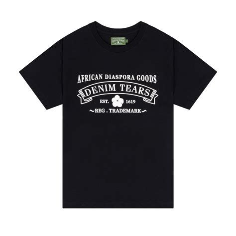 Denim Tears: ADG T-Shirt (Black) | DSMNY E-SHOP