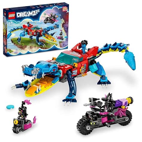 Buy LEGO DREAMZzz Crocodile Car 71458 Building Toy Set, Rebuilds from ...