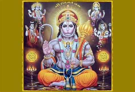 Hanuman Ji Wall Print - 11 poster on LARGE PRINT 36X24 INCHES ...
