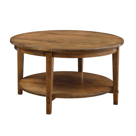 Wooden Round Coffee Table