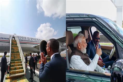 Ethiopian PM Abiy Ahmed personally drives PM Modi to airport