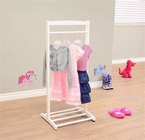 Buy Niceful White Kids Dress Up Rack, Child Garment Rack, Girls ...