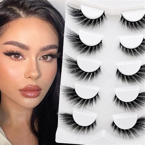 Amazon.com: ALICE Fox Eye Lashes Fluffy Manga False Eyelashes 3D Wispy ...