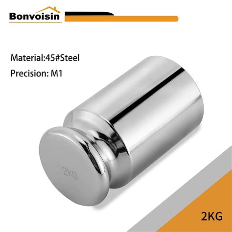 Buy Bonvoisin 2KG Calibration Weight for Digital Scale, Class M1 ...